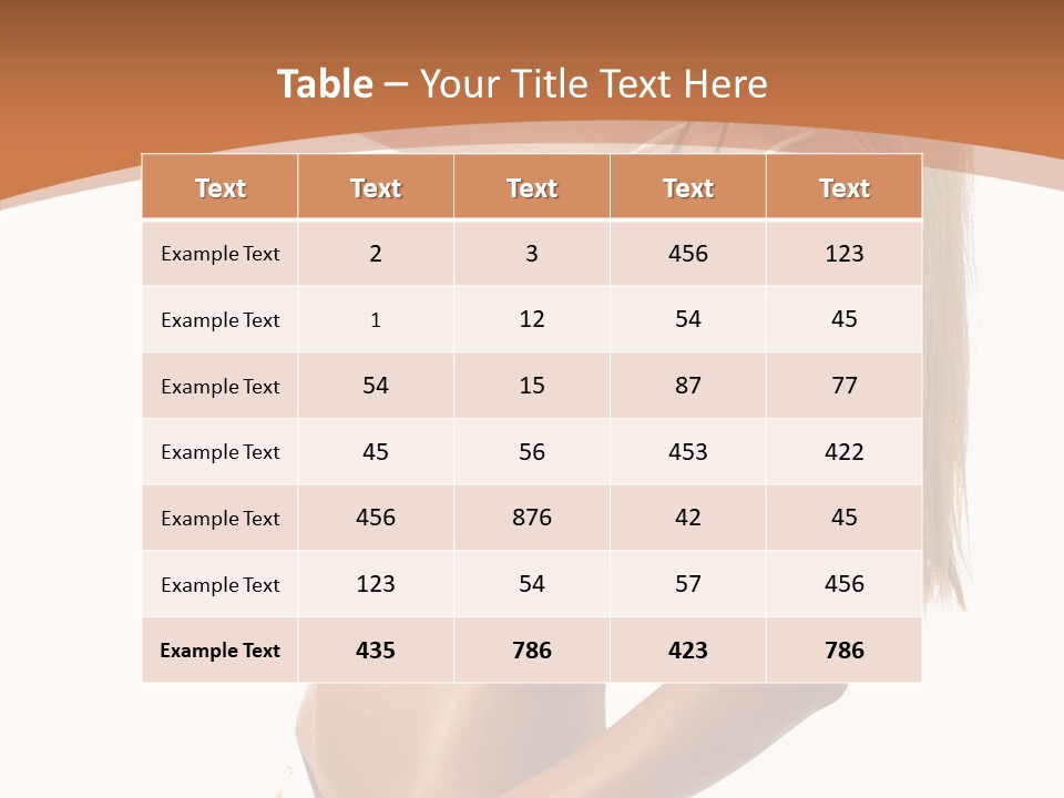 Belly Girl Hot PowerPoint Template