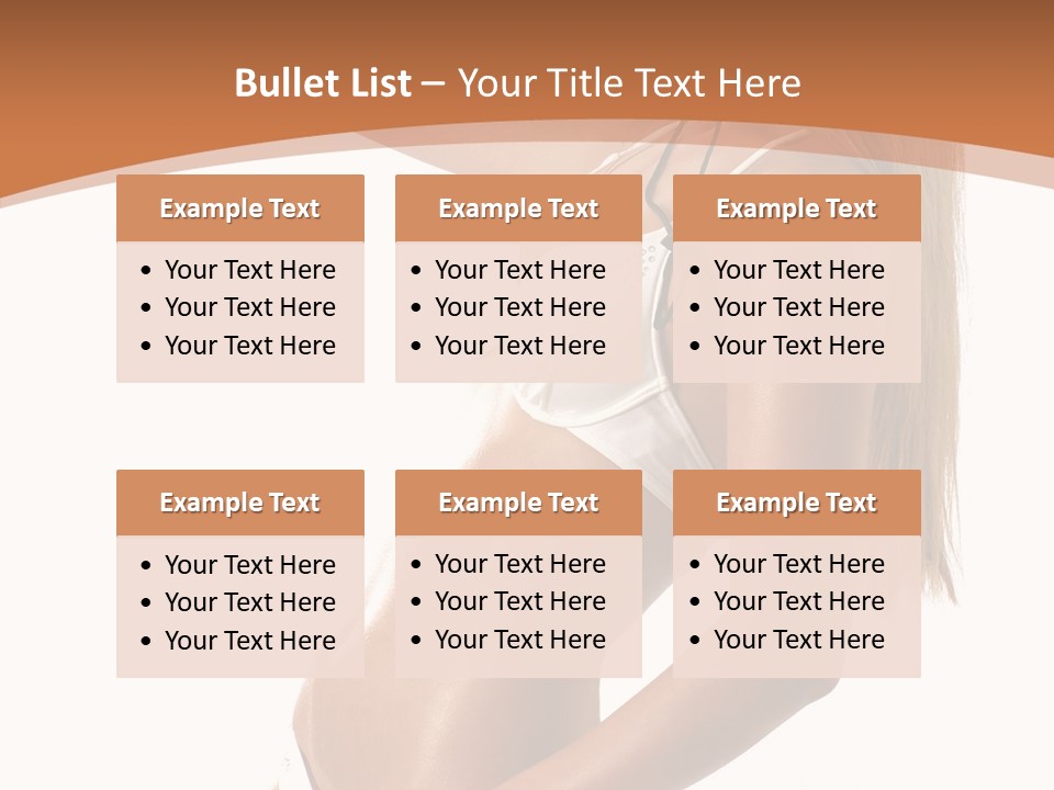 Belly Girl Hot PowerPoint Template