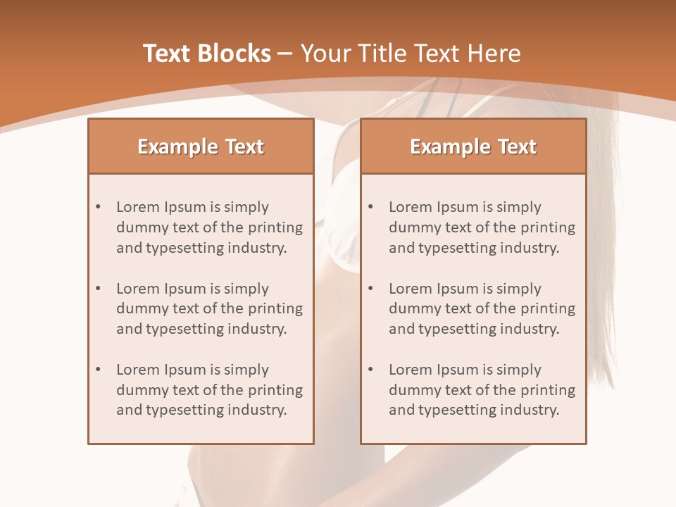 Belly Girl Hot PowerPoint Template