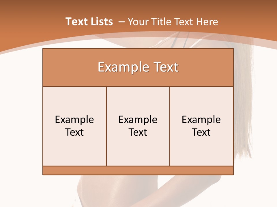 Belly Girl Hot PowerPoint Template