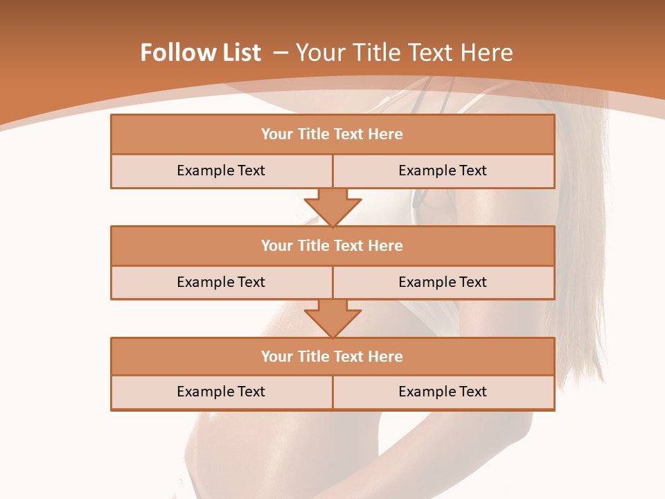 Belly Girl Hot PowerPoint Template