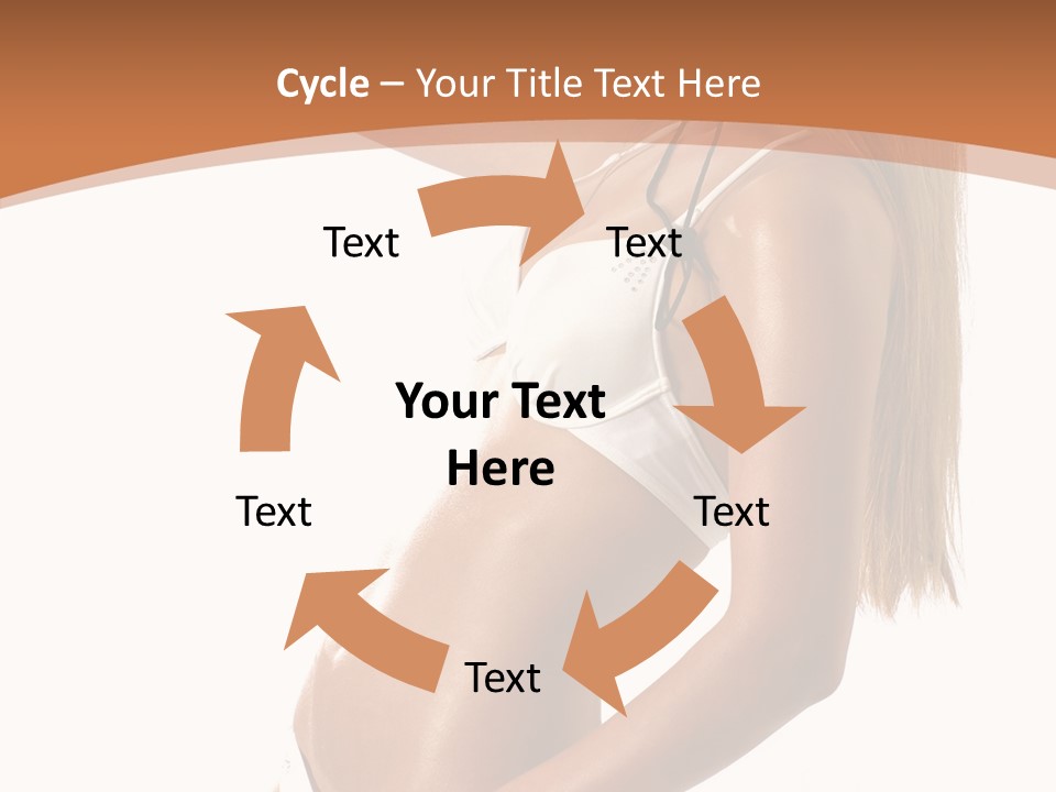 Belly Girl Hot PowerPoint Template