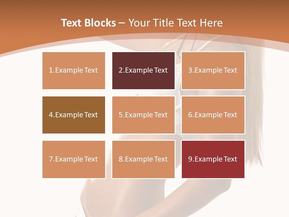 Belly Girl Hot PowerPoint Template