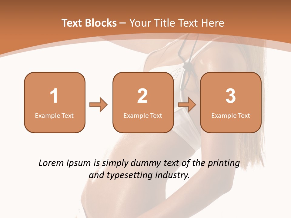 Belly Girl Hot PowerPoint Template