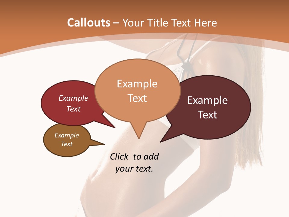 Belly Girl Hot PowerPoint Template