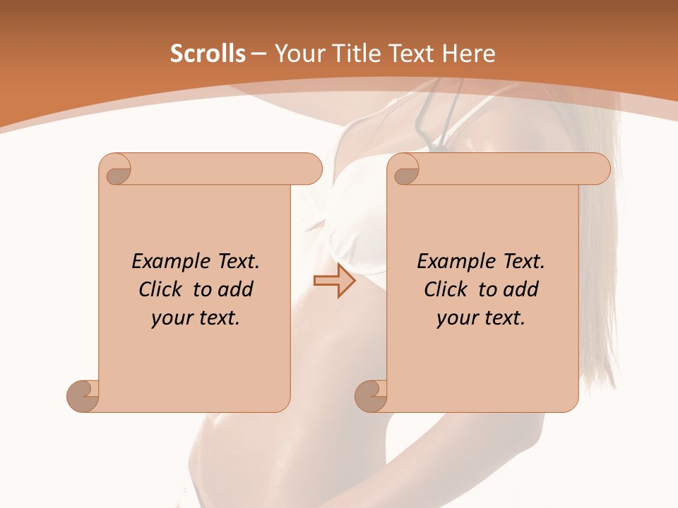 Belly Girl Hot PowerPoint Template