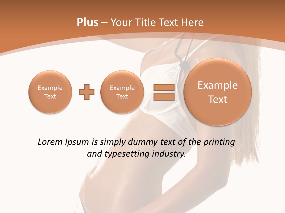 Belly Girl Hot PowerPoint Template