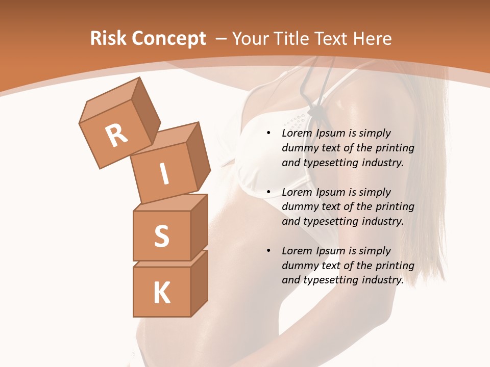 Belly Girl Hot PowerPoint Template