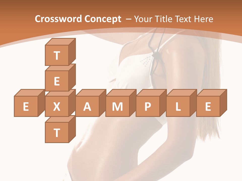 Belly Girl Hot PowerPoint Template