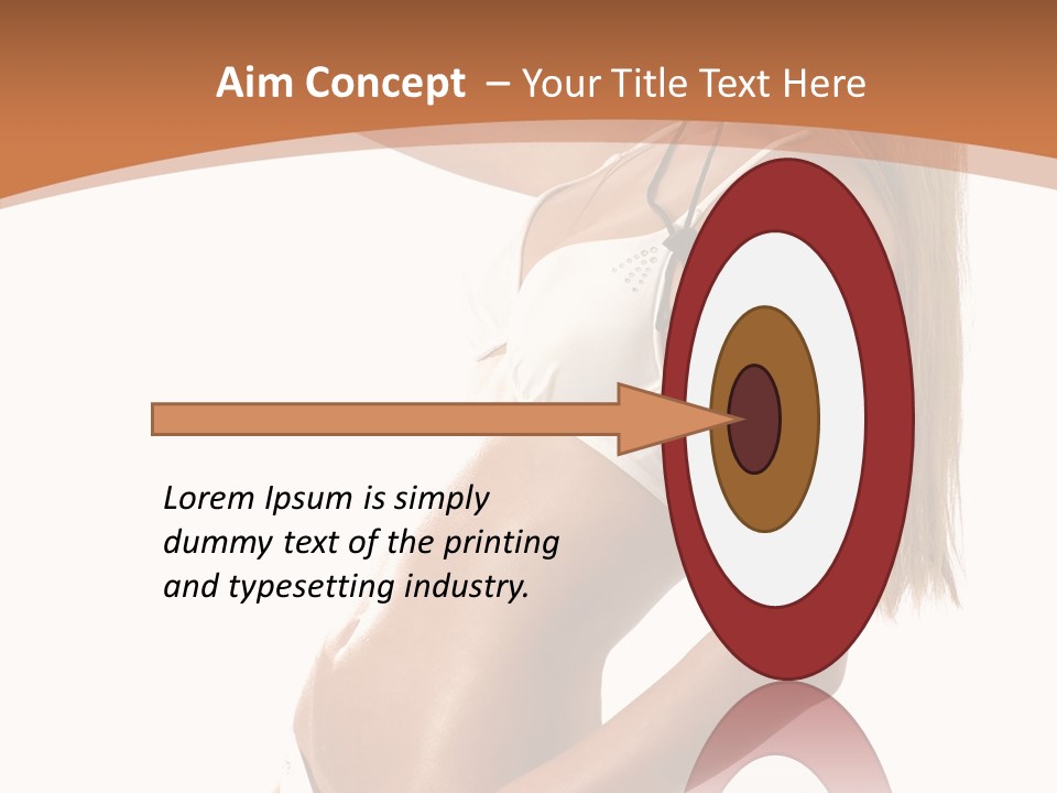 Belly Girl Hot PowerPoint Template