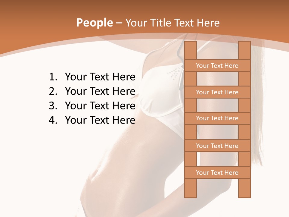 Belly Girl Hot PowerPoint Template