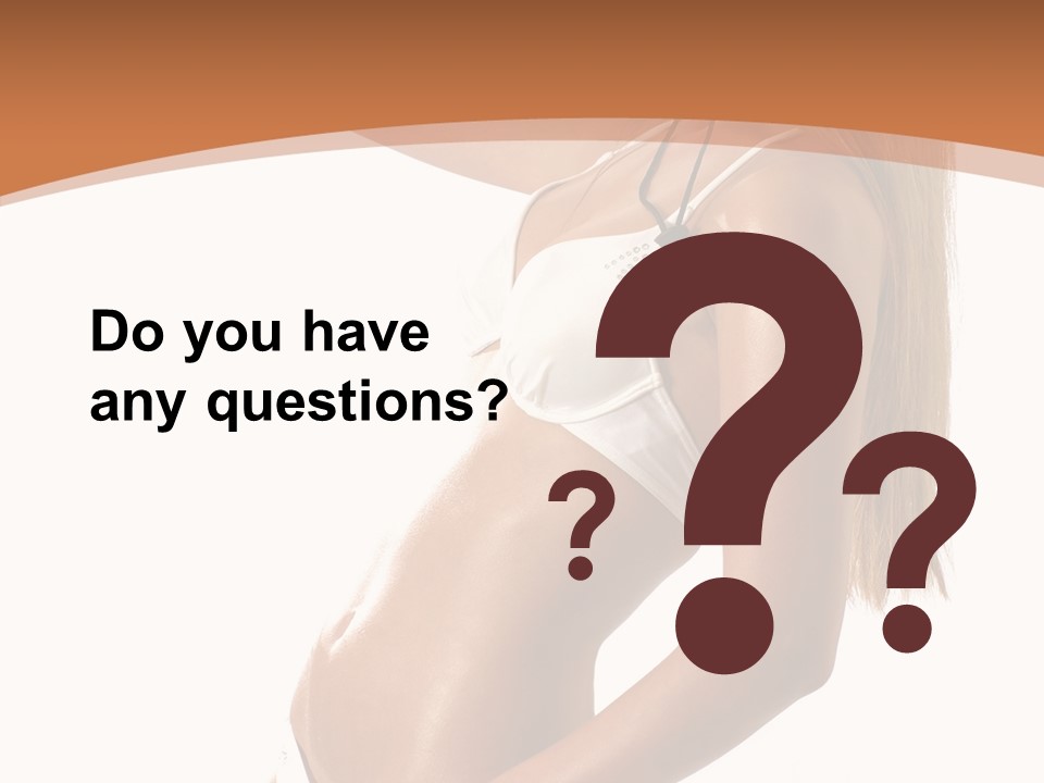 Belly Girl Hot PowerPoint Template