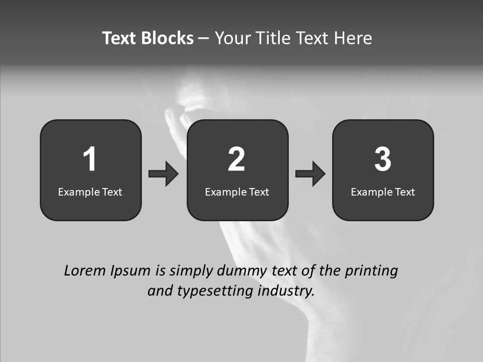 Depression Man Upset PowerPoint Template