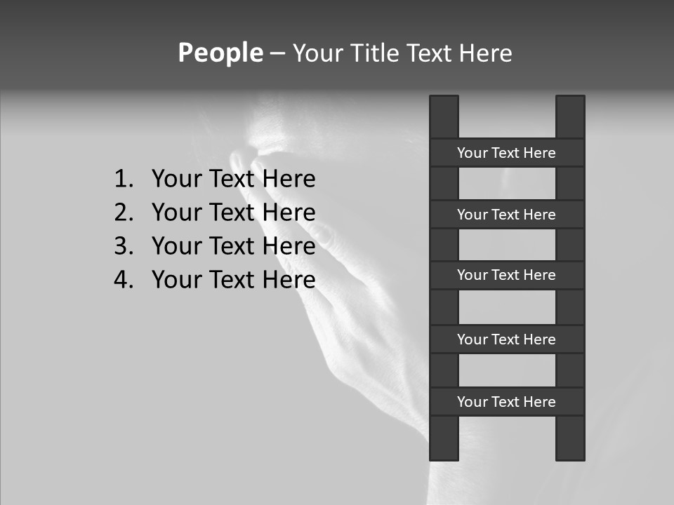 Depression Man Upset PowerPoint Template