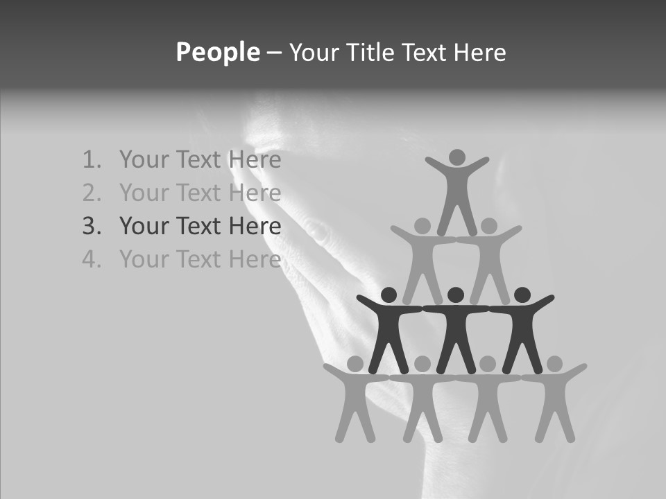 Depression Man Upset PowerPoint Template