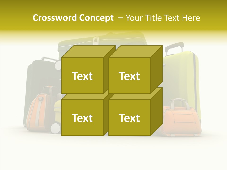 Pile Journey Packing PowerPoint Template