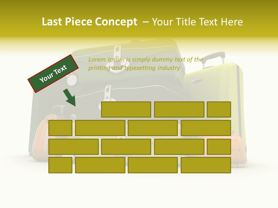 Pile Journey Packing PowerPoint Template