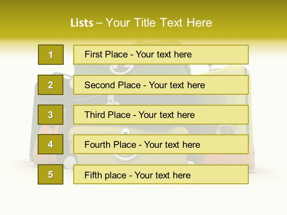 Pile Journey Packing PowerPoint Template