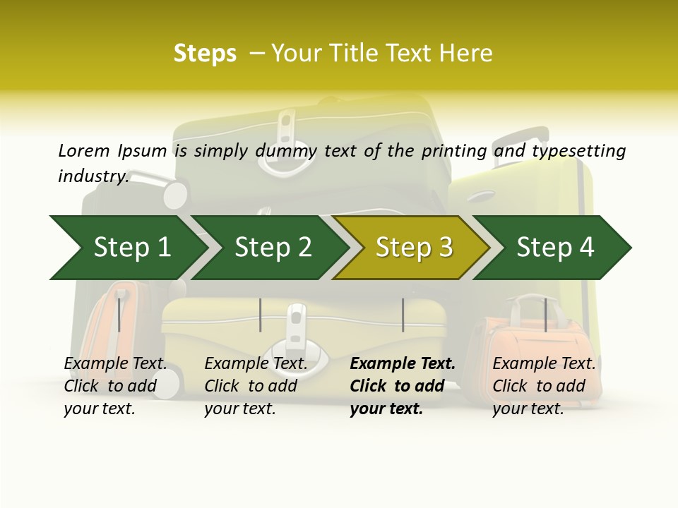 Pile Journey Packing PowerPoint Template