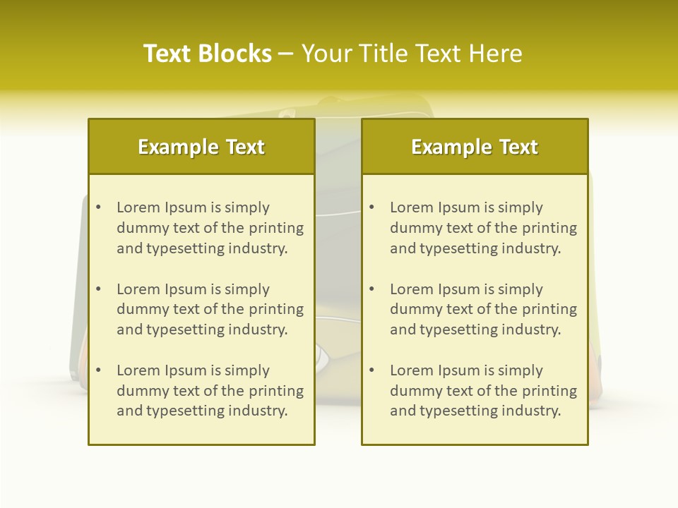 Pile Journey Packing PowerPoint Template