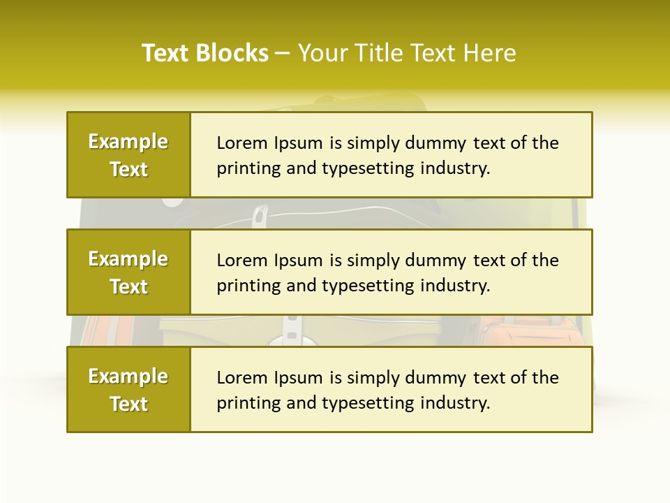 Pile Journey Packing PowerPoint Template