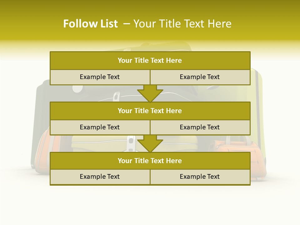 Pile Journey Packing PowerPoint Template