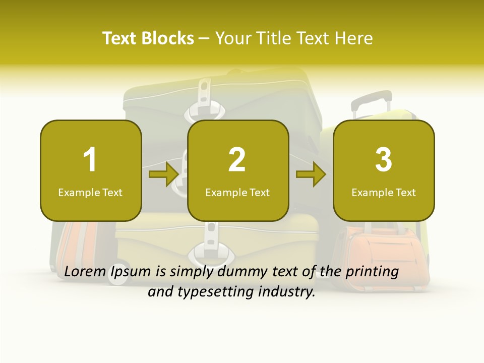 Pile Journey Packing PowerPoint Template