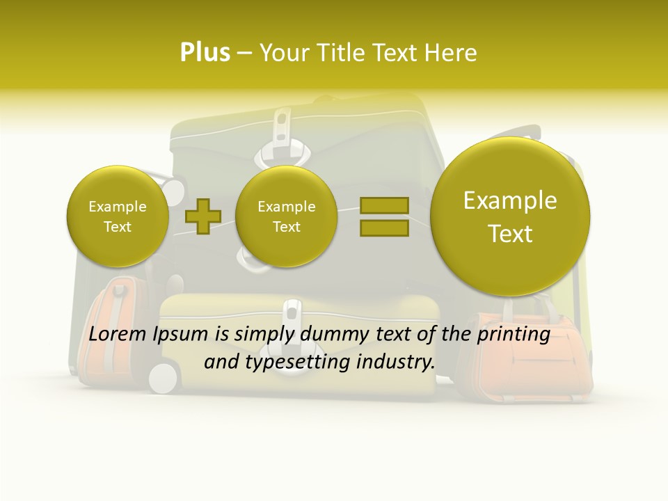 Pile Journey Packing PowerPoint Template