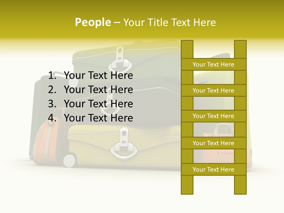 Pile Journey Packing PowerPoint Template
