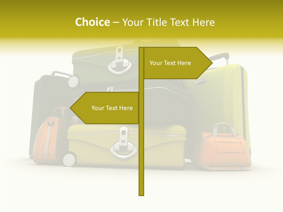 Pile Journey Packing PowerPoint Template