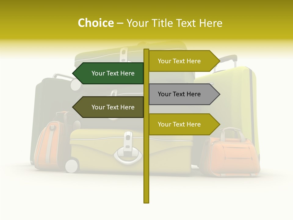 Pile Journey Packing PowerPoint Template