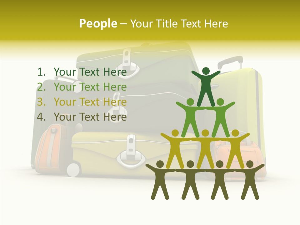 Pile Journey Packing PowerPoint Template