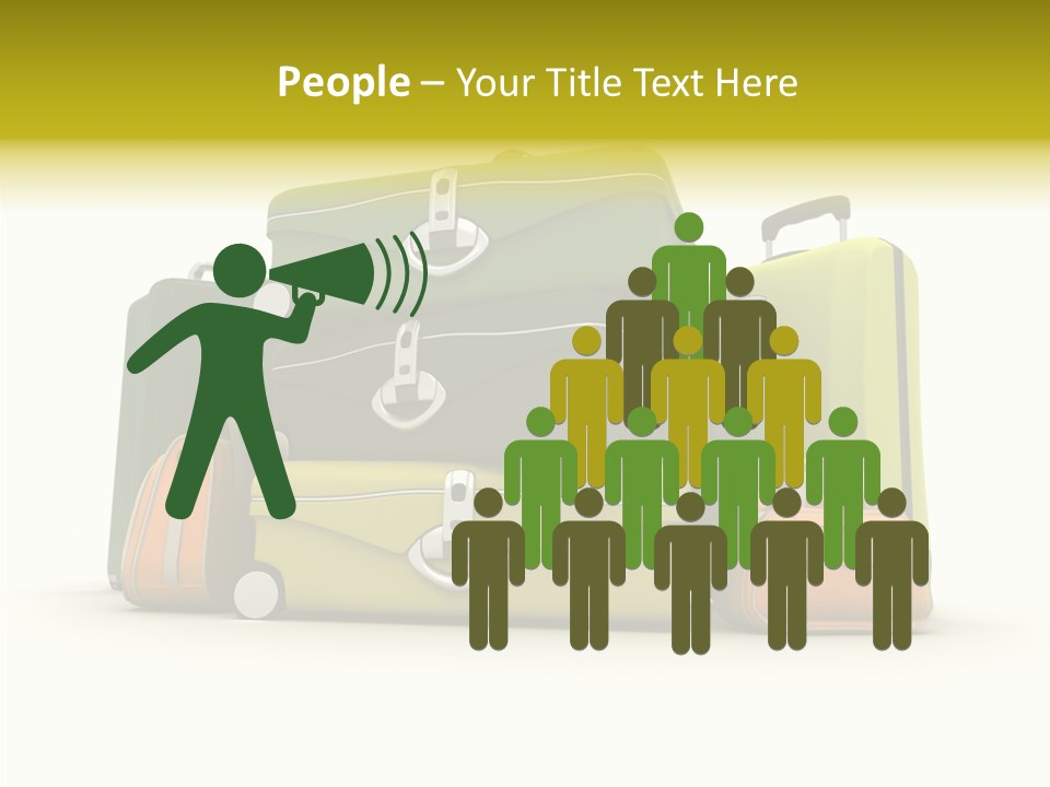 Pile Journey Packing PowerPoint Template