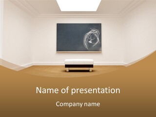 Shrink Room Blackboard PowerPoint Template