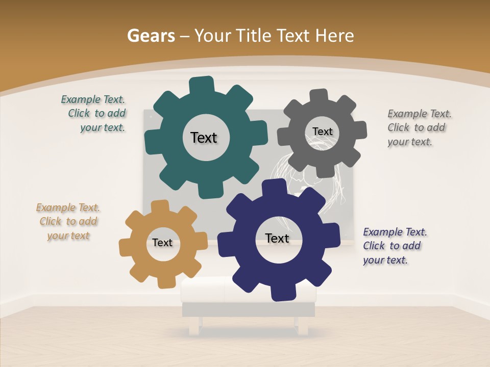 Shrink Room Blackboard PowerPoint Template