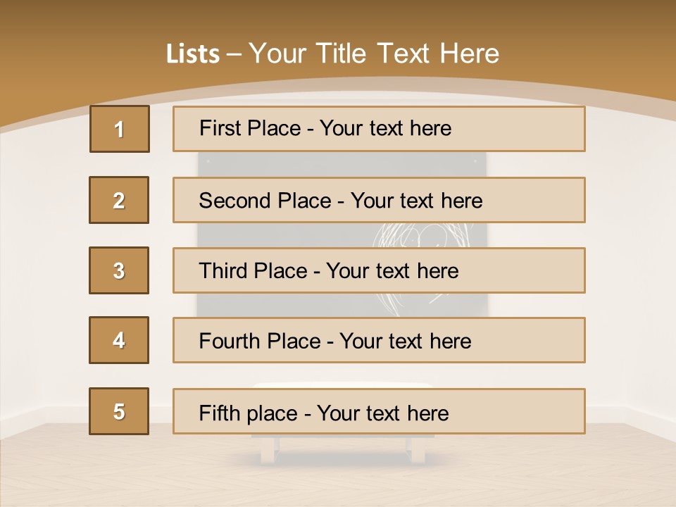 Shrink Room Blackboard PowerPoint Template