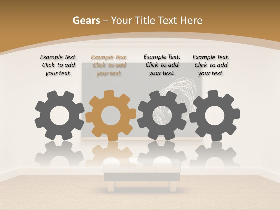 Shrink Room Blackboard PowerPoint Template