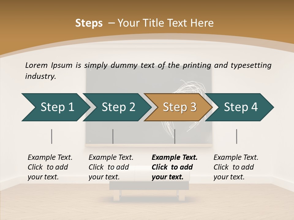 Shrink Room Blackboard PowerPoint Template