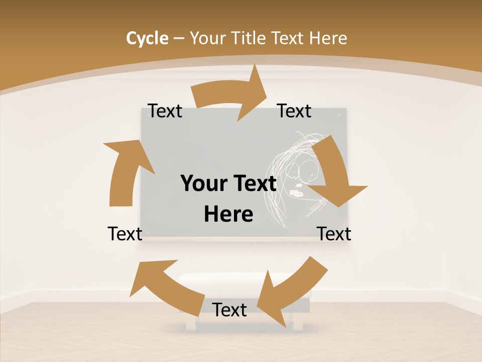 Shrink Room Blackboard PowerPoint Template