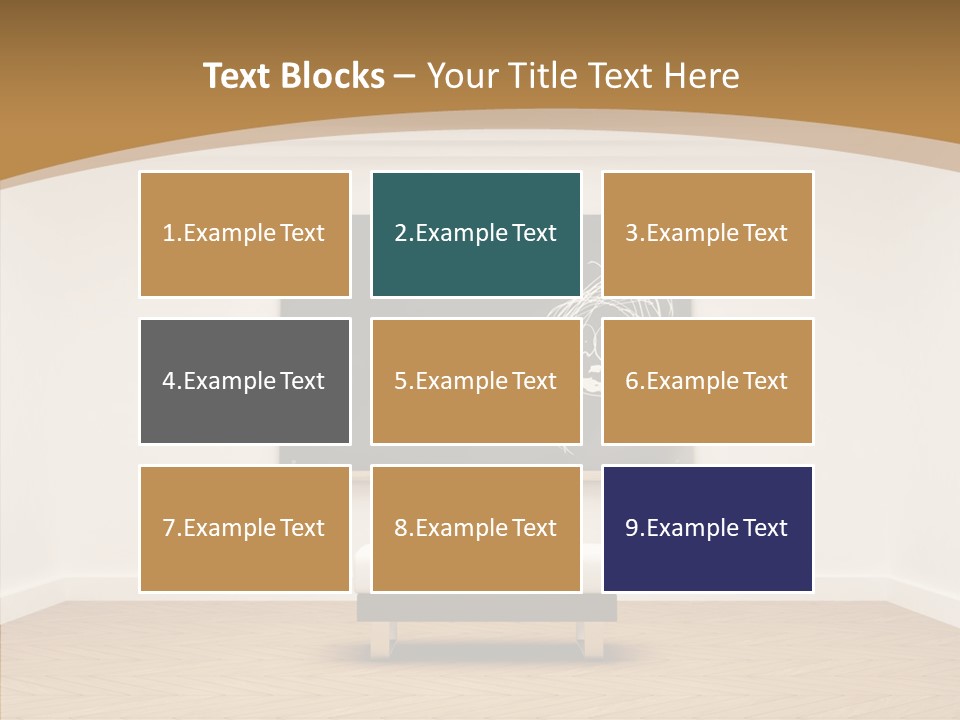 Shrink Room Blackboard PowerPoint Template