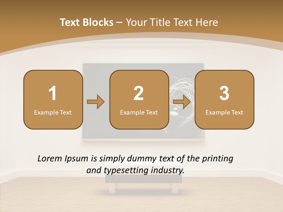Shrink Room Blackboard PowerPoint Template