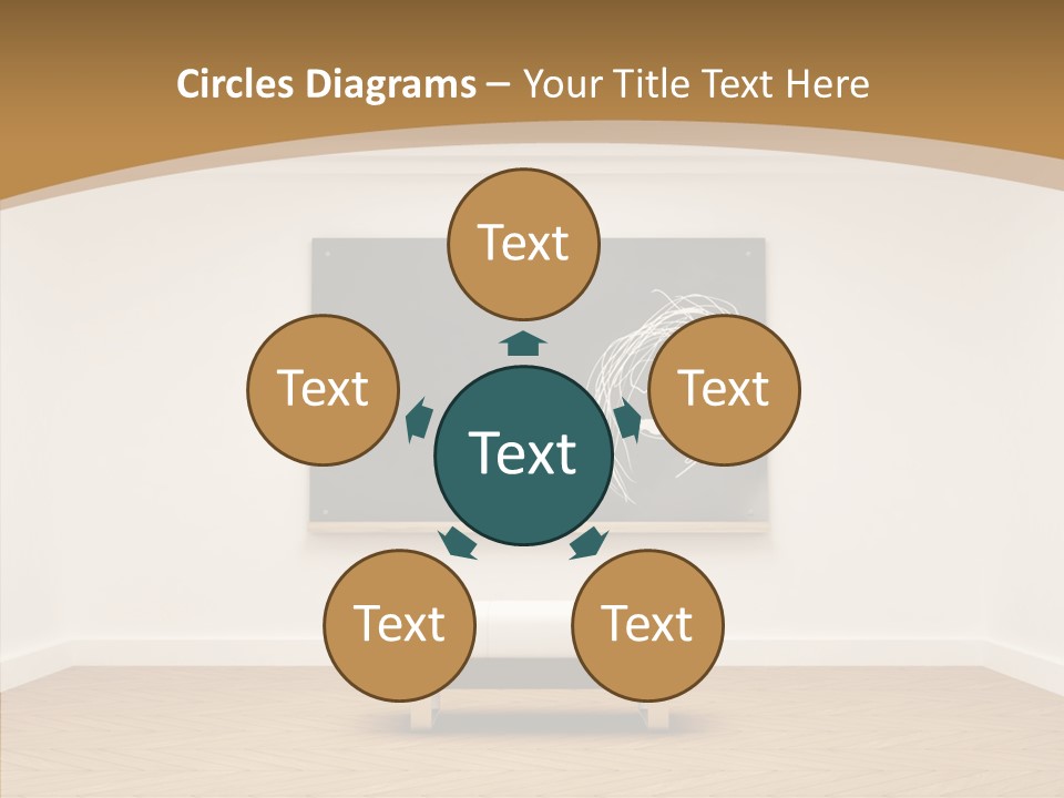 Shrink Room Blackboard PowerPoint Template
