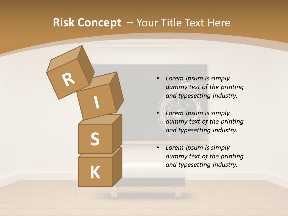 Shrink Room Blackboard PowerPoint Template