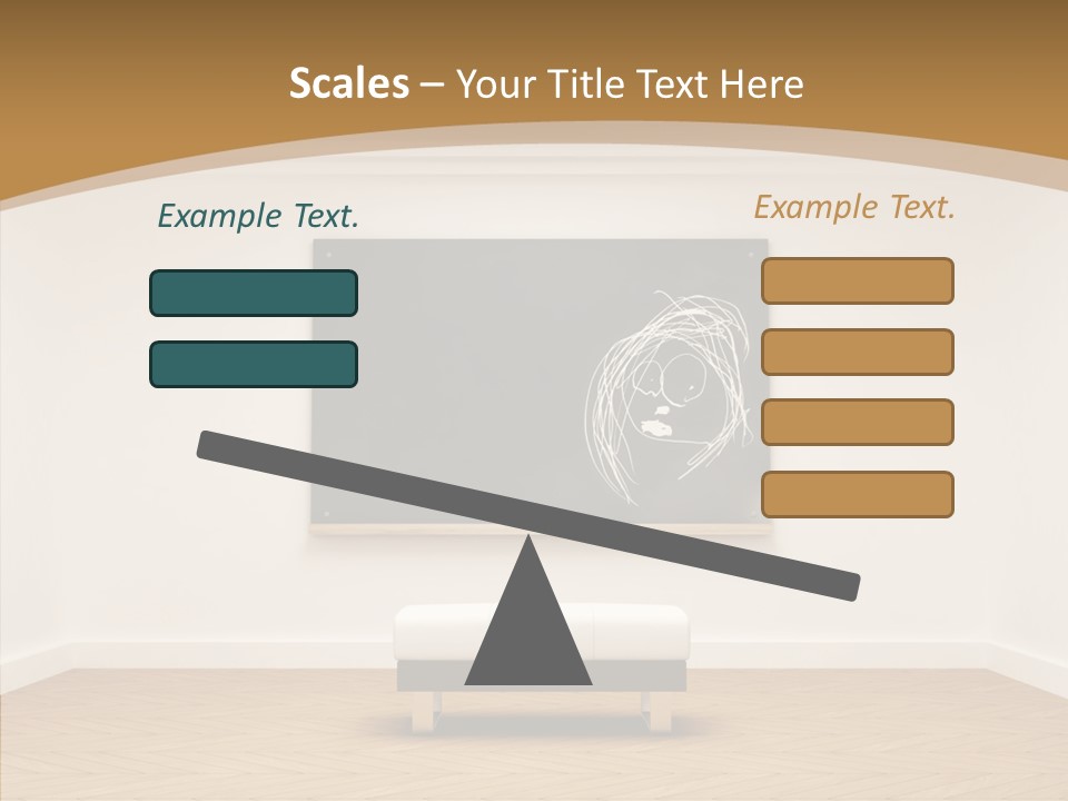 Shrink Room Blackboard PowerPoint Template