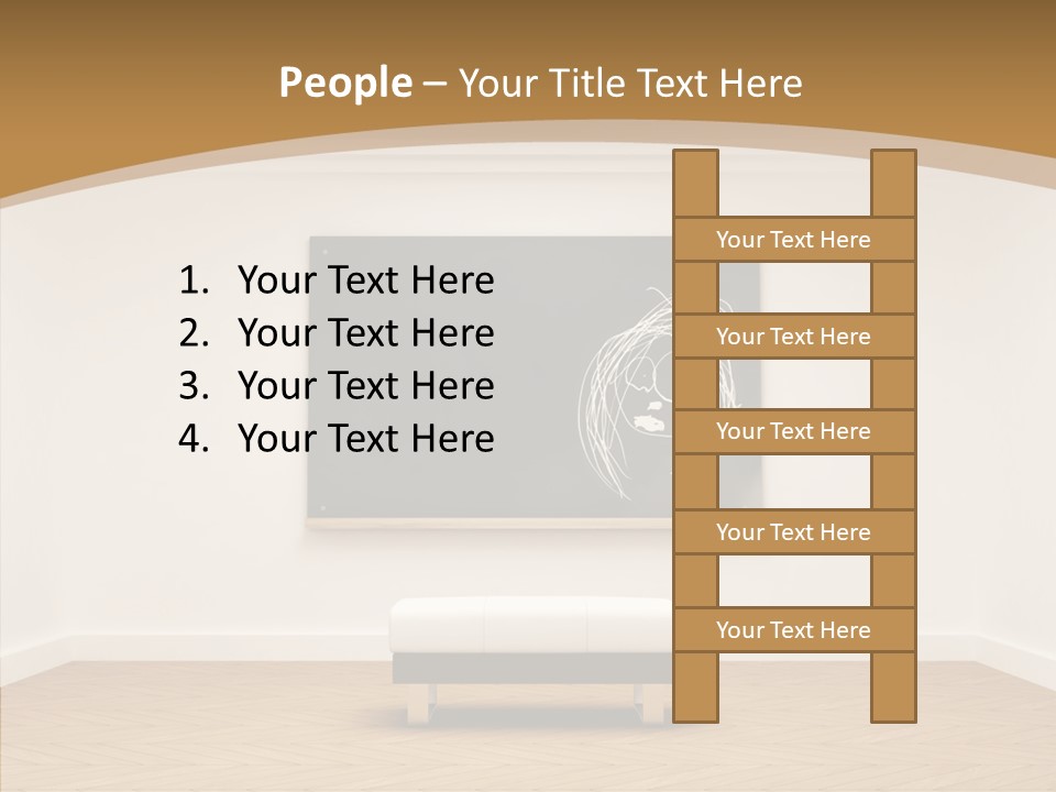 Shrink Room Blackboard PowerPoint Template