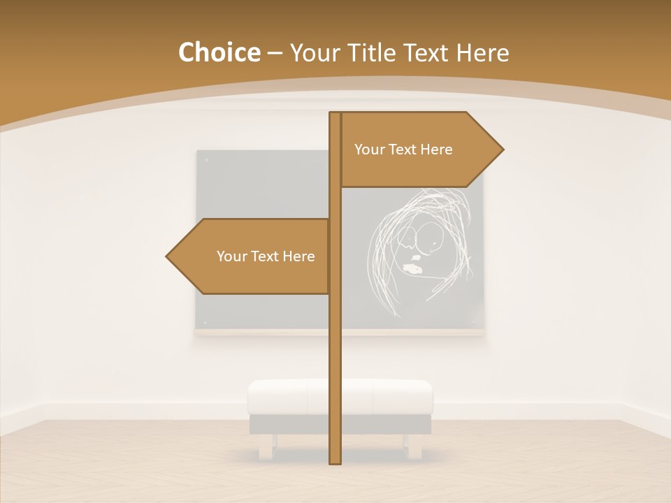 Shrink Room Blackboard PowerPoint Template