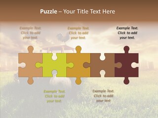 Field Sun Sky PowerPoint Template