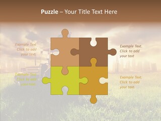 Field Sun Sky PowerPoint Template