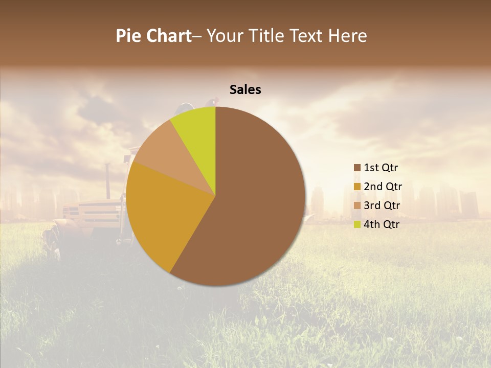 Field Sun Sky PowerPoint Template