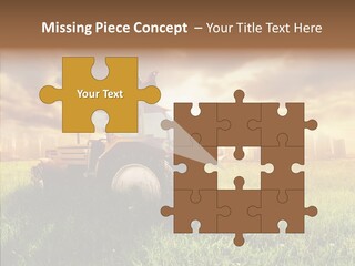 Field Sun Sky PowerPoint Template